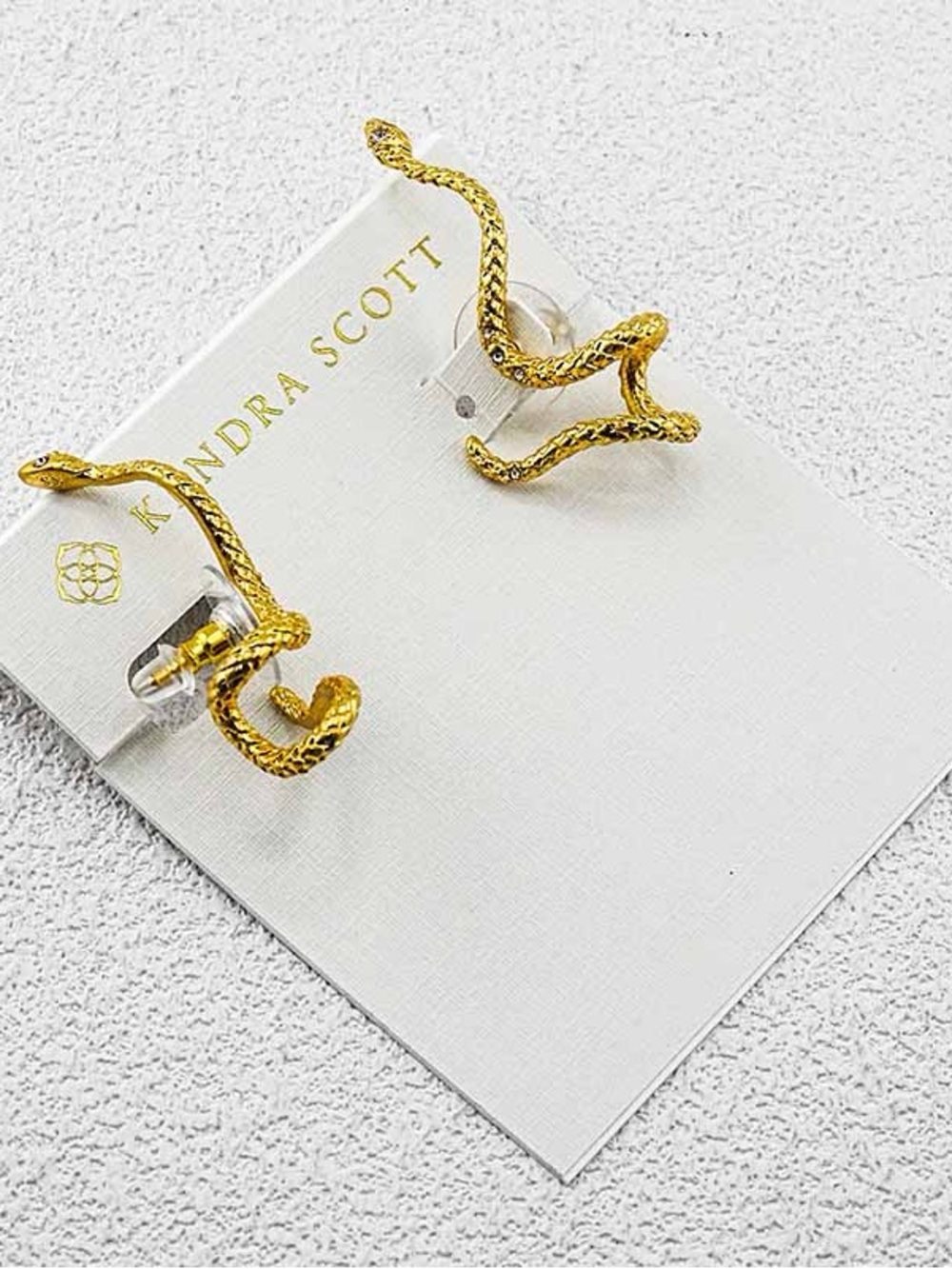 Kendra Scott Gold Snake Ear Crawler Earrings